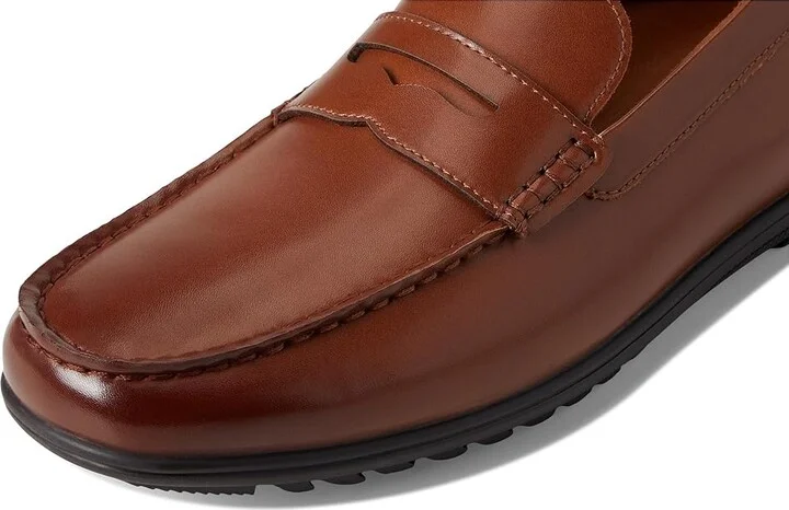 Marc Joseph New York John Street (Hands Free Technology) Men's Slip on Shoes Cognac Leather : 12 M - Image 7