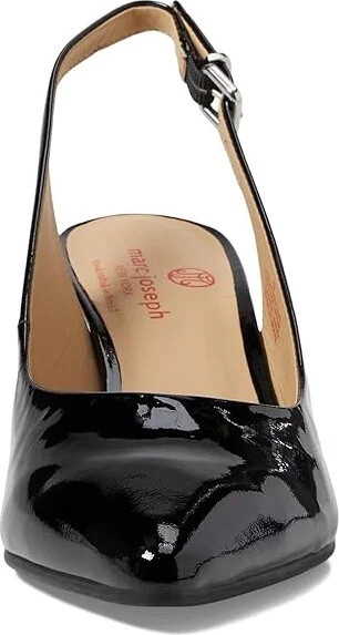 Marc Joseph New York Laguardia Ave High Women's Heels Black Patent : 9.5 M, Leather - Image 2
