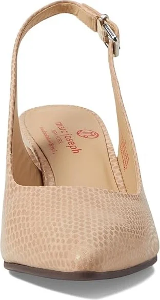 Marc Joseph New York Laguardia Ave High Women's Heels Blush Snake : 9 M, Leather - Image 2