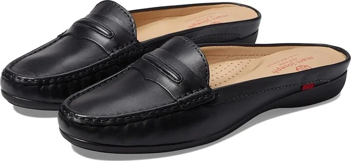 Marc Joseph New York Lawrence Mule Women's Shoes Black Nappa : 5 M