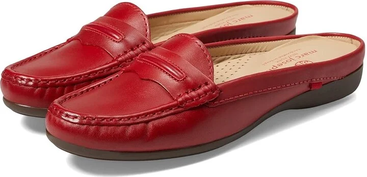 Marc Joseph New York Lawrence Mule Women's Shoes Campari Nappa : 5 M