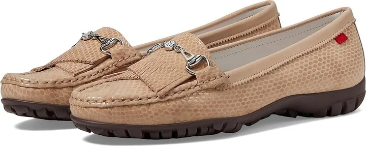 Marc Joseph New York Lexington Golf Women's Golf Shoes Nude Snake : 9 M, Leather