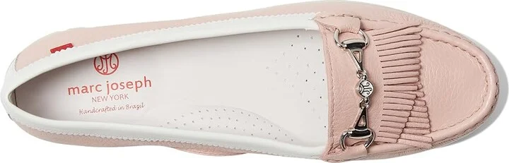 Marc Joseph New York Lexington Golf Women's Golf Shoes Rose & White Grainy : 9.5 M, Leather - Image 2