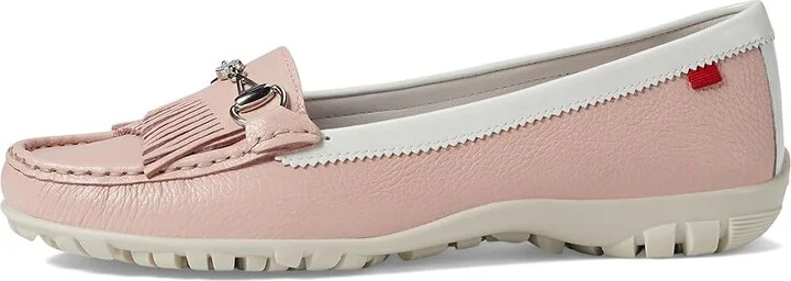 Marc Joseph New York Lexington Golf Women's Golf Shoes Rose & White Grainy : 9.5 M, Leather - Image 6