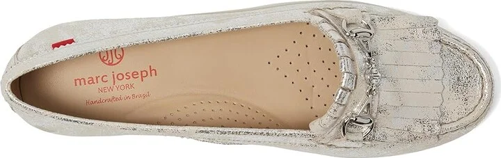 Marc Joseph New York Lexington Golf Women's Golf Shoes Silver Washed : 8.5 M, Leather - Image 2
