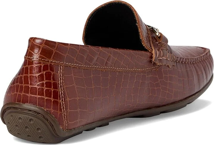Marc Joseph New York Liberty Ave Men's Shoes Cognac Croco : 11.5 M, Leather - Image 4