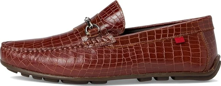Marc Joseph New York Liberty Ave Men's Shoes Cognac Croco : 11.5 M, Leather - Image 6