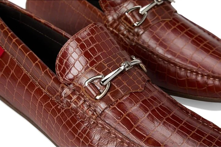 Marc Joseph New York Liberty Ave Men's Shoes Cognac Croco : 11.5 M, Leather - Image 7