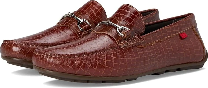 Marc Joseph New York Liberty Ave Men's Shoes Cognac Croco : 11.5 M, Leather
