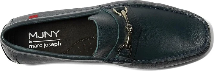 Marc Joseph New York Liberty Ave Men's Shoes Navy Grainy : 10 M, Leather - Image 2