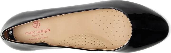 Marc Joseph New York Madison Flat Women's Flat Shoes Black Soft Patent : 7.5 M, Leather - Image 2