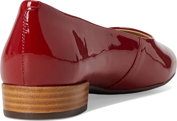 Marc Joseph New York Madison Flat Women's Flat Shoes Campari Patent : 7 M, Leather - Image 4