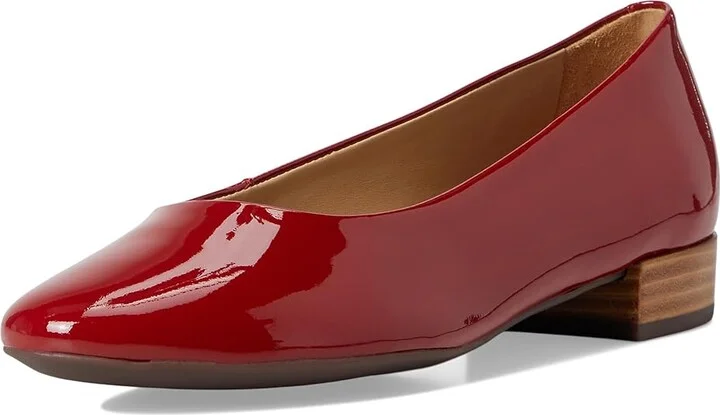 Marc Joseph New York Madison Flat Women's Flat Shoes Campari Patent : 7 M, Leather - Image 5