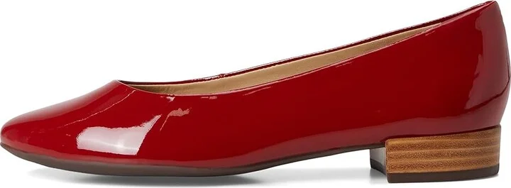 Marc Joseph New York Madison Flat Women's Flat Shoes Campari Patent : 7 M, Leather - Image 6