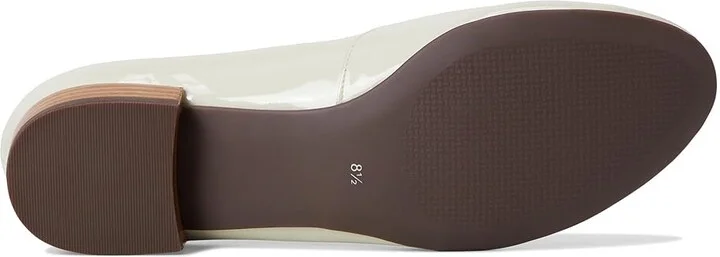 Marc Joseph New York Madison Flat Women's Flat Shoes Ivory Patent : 7.5 M, Leather - Image 3