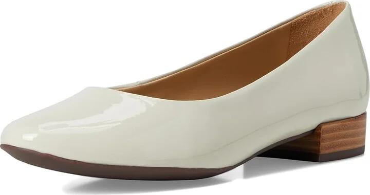 Marc Joseph New York Madison Flat Women's Flat Shoes Ivory Patent : 7.5 M, Leather - Image 5