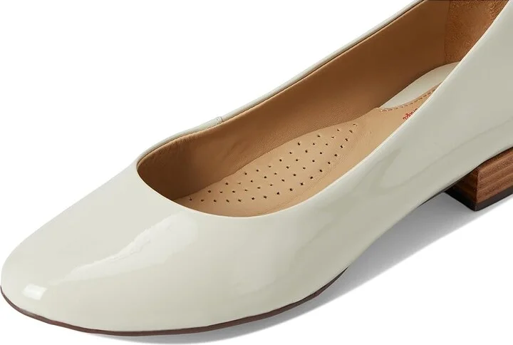 Marc Joseph New York Madison Flat Women's Flat Shoes Ivory Patent : 7.5 M, Leather - Image 7