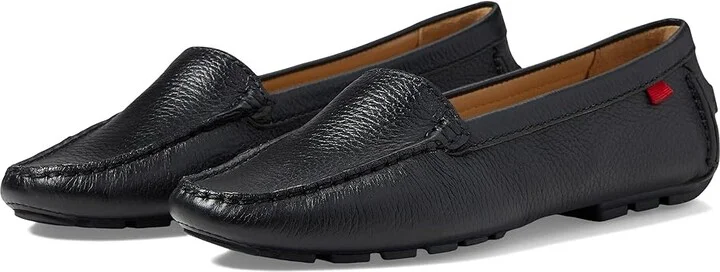 Marc Joseph New York Manhasset Women's Shoes Black Tumbled Grainy : 5 M, Leather