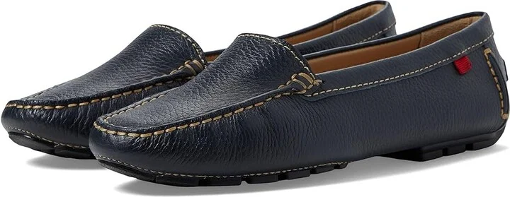 Marc Joseph New York Manhasset Women's Shoes Navy Grainy : 5.5 M, Leather