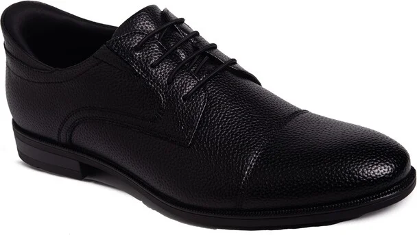 Black Grainy Leather