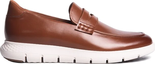 Marc Joseph New York Men's Douglas Street Hands-Free Slip On Technology Lightweight Leather Penny Loafers - Image 4