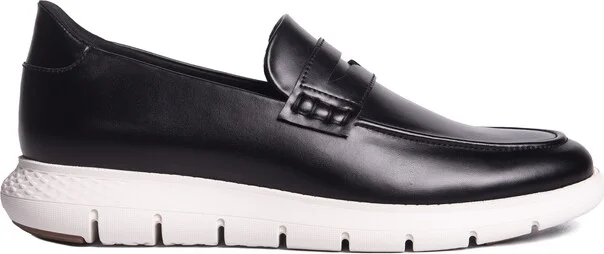 Marc Joseph New York Men's Douglas Street Hands-Free Slip On Technology Lightweight Leather Penny Loafers - Image 9