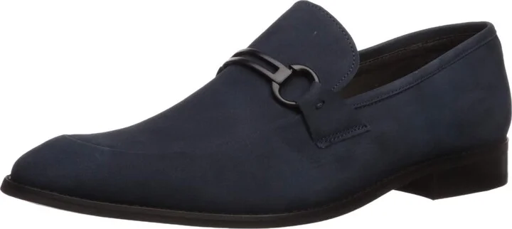 Marc Joseph New York Men's Genuine Leather Luxury Gold Collection Bit Buckle Loafer