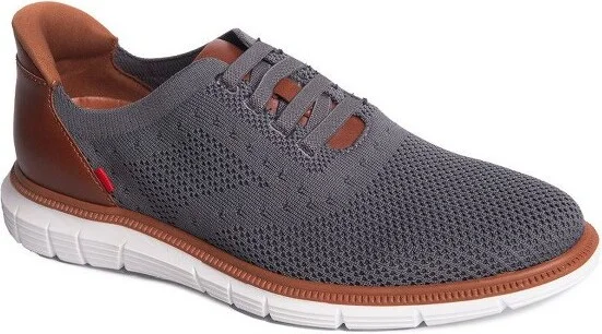Marc Joseph New York | Mens Hands Free Slip On Technology Lightweight Breathable Charles Ave Oxford - Grey,
