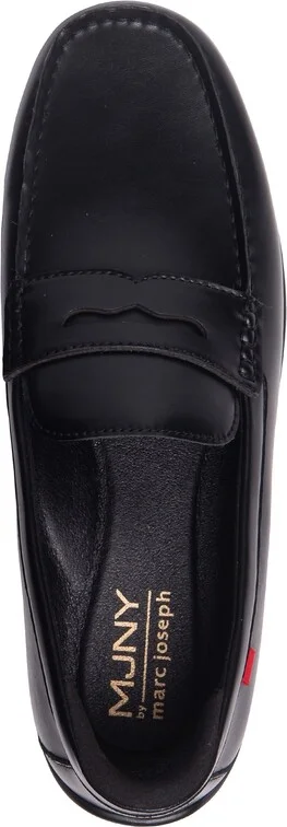 Marc Joseph New York Men's John Street Hands-Free Slip On Technology Leather Penny Loafers - Image 5