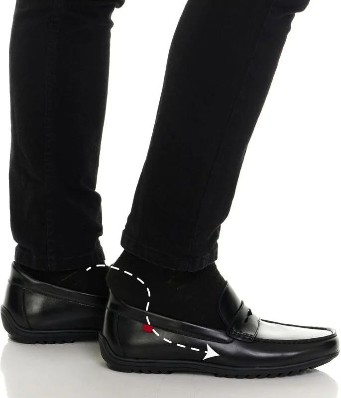 Marc Joseph New York Men's John Street Hands-Free Slip On Technology Leather Penny Loafers - Image 6