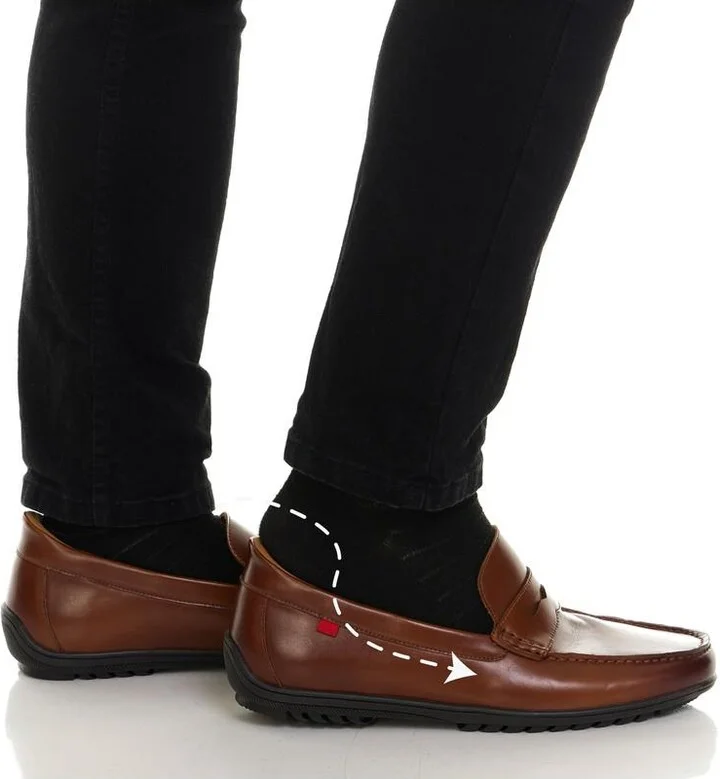 Marc Joseph New York Men's John Street Hands-Free Slip On Technology Leather Penny Loafers - Image 9