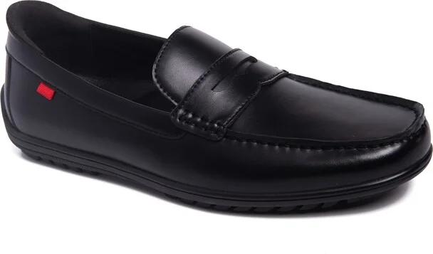 Marc Joseph New York Men's John Street Hands-Free Slip On Technology Leather Penny Loafers