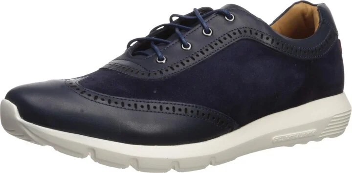 Marc Joseph New York Men's Leather Extra Lightweight Technology Fashion Wingtip Sneaker