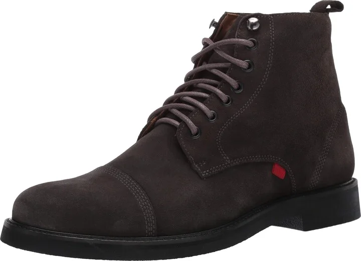 Marc Joseph New York Men's Leather Made in Brazil Luxury Laceup Lug Boot Ankle
