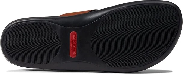 Marc Joseph New York Men's Slip On Roman Court Criss Cross Sandals - Image 7