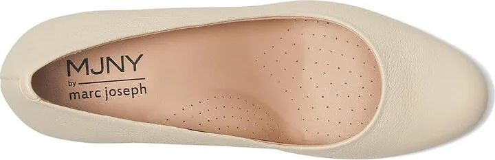 Marc Joseph New York Midtown Pump Women's Shoes Birch Napa Soft : 10 M, Leather - Image 2