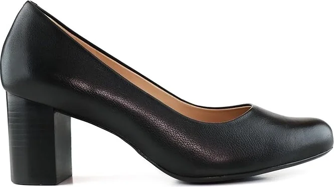 Marc Joseph New York Midtown Pump Women's Shoes Black Nappa Soft : 5 M, Leather - Image 6