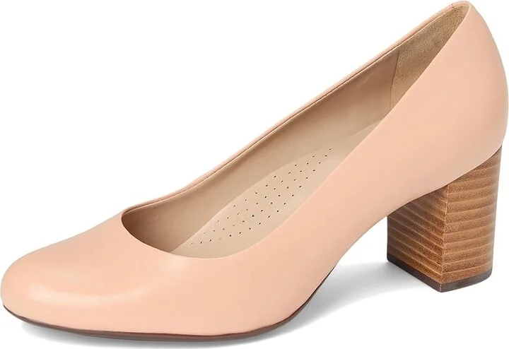 Marc Joseph New York Midtown Pump Women's Shoes Blush Napa : 7 M, Leather - Image 5