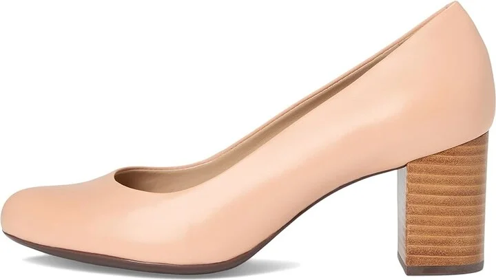 Marc Joseph New York Midtown Pump Women's Shoes Blush Napa : 7 M, Leather - Image 6