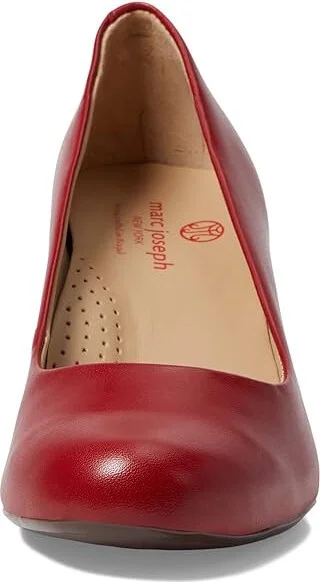 Marc Joseph New York Midtown Pump Women's Shoes Campari Nappa : 5 M, Leather - Image 2