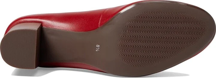 Marc Joseph New York Midtown Pump Women's Shoes Campari Nappa : 5 M, Leather - Image 3