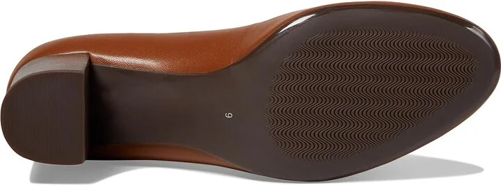 Marc Joseph New York Midtown Pump Women's Shoes Cognac Napa : 9 M, Leather - Image 3