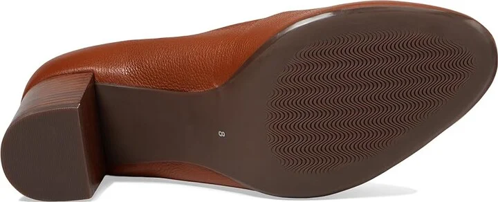 Marc Joseph New York Midtown Pump Women's Shoes Cognac Nappa Soft : 5 M, Leather - Image 3