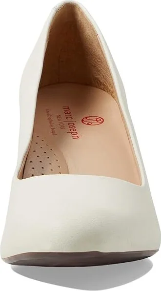 Marc Joseph New York Midtown Pump Women's Shoes Ivory Napa Soft : 9.5 M, Leather - Image 2