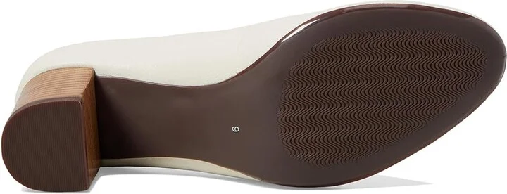 Marc Joseph New York Midtown Pump Women's Shoes Ivory Napa Soft : 9.5 M, Leather - Image 3