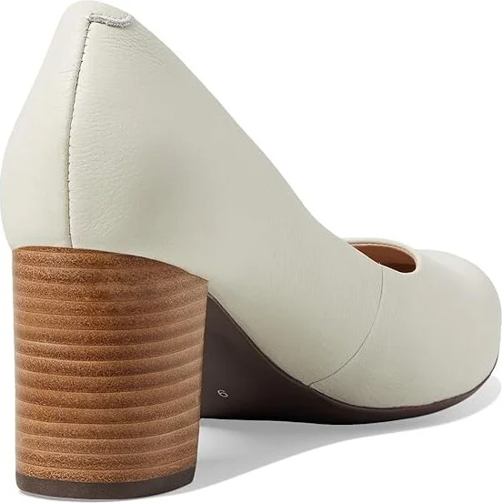 Marc Joseph New York Midtown Pump Women's Shoes Ivory Napa Soft : 9.5 M, Leather - Image 4