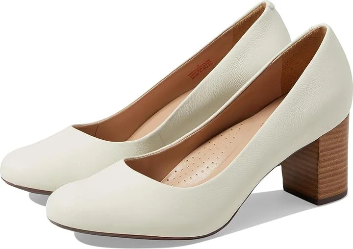 Marc Joseph New York Midtown Pump Women's Shoes Ivory Napa Soft : 9.5 M, Leather