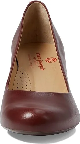 Marc Joseph New York Midtown Pump Women's Shoes Mahogony Burnished Nappa : 6 M, Leather - Image 2