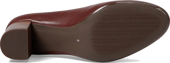 Marc Joseph New York Midtown Pump Women's Shoes Mahogony Burnished Nappa : 6 M, Leather - Image 3