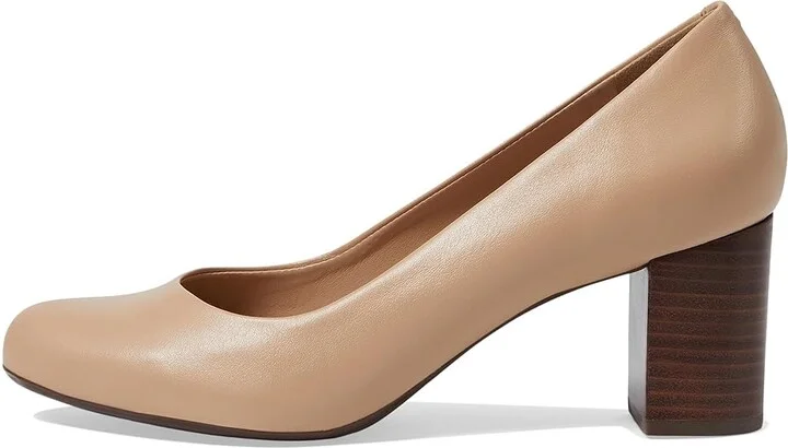 Marc Joseph New York Midtown Pump Women's Shoes Nude Napa Soft : 7.5 M, Leather - Image 5